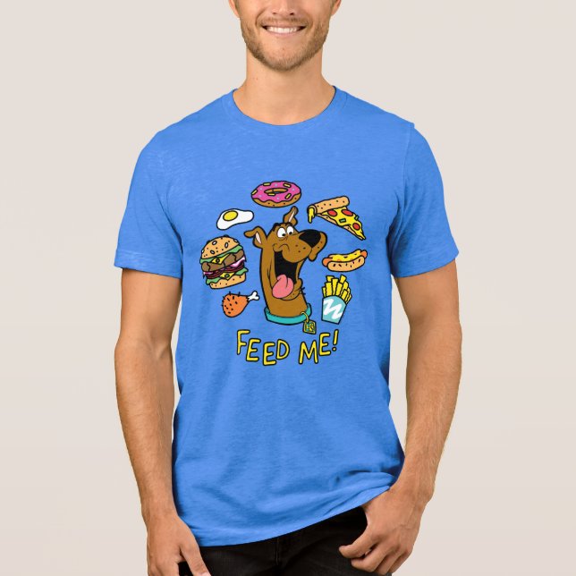 Scooby-Doo Feed Me! Tri-Blend Shirt (Front)