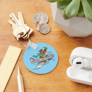 Scooby-Doo Flying Plane Key Ring