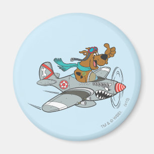 Scooby-Doo Flying Plane Magnet