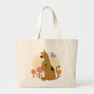 Scooby-Doo Following Butterfly Large Tote Bag