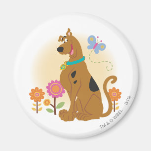 Scooby-Doo Following Butterfly Magnet