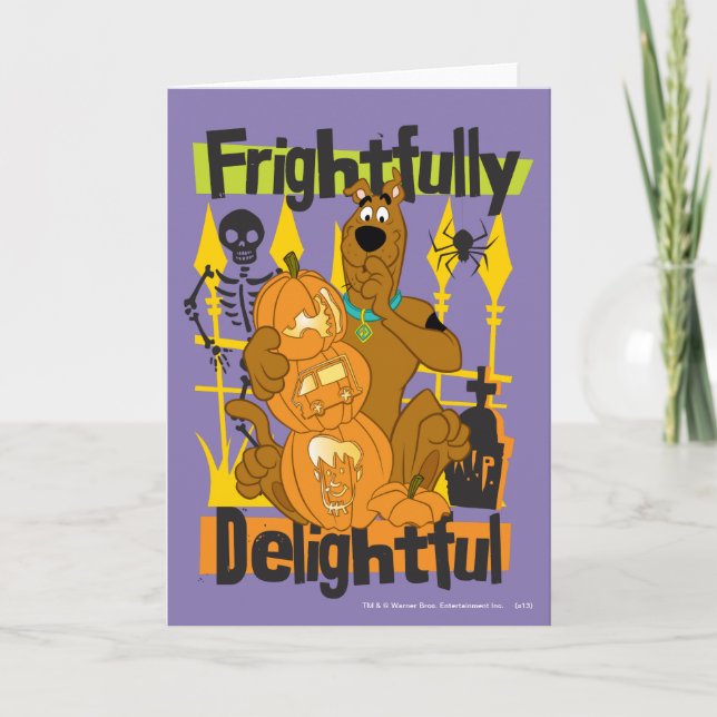 Scooby-Doo Frightfully Delightful Card (Front)