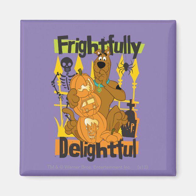 Scooby-Doo Frightfully Delightful Magnet (Front)