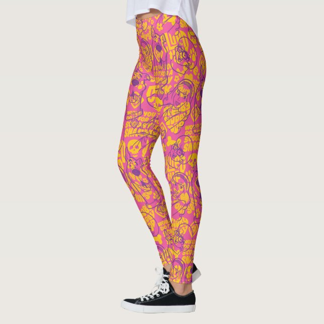 Scooby-Doo | Funky Flower Pattern Leggings (Left)