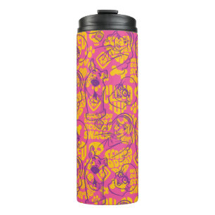Scooby-Doo   Funky Flower Pattern Thermal Tumbler