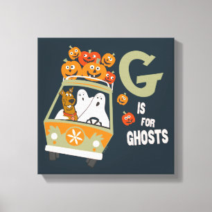 Scooby-Doo   G is for Ghosts Canvas Print