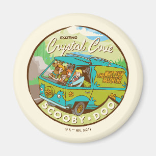 Scooby-Doo   Gang Driving Through "Crystal Cove" Magnet