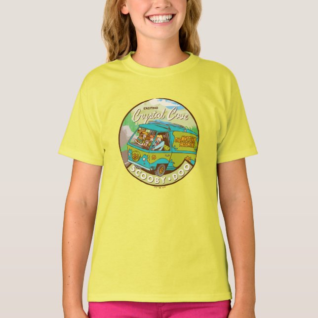 Scooby-Doo | Gang Driving Through "Crystal Cove" T-Shirt (Front)