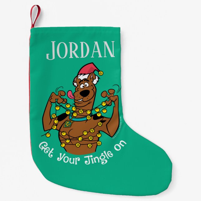 Scooby-Doo "Get Your Jingle On" Small Christmas Stocking (Front)