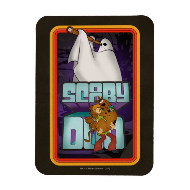 Scooby-Doo | Ghost Looking for Shaggy & Scooby Magnet (Vertical)