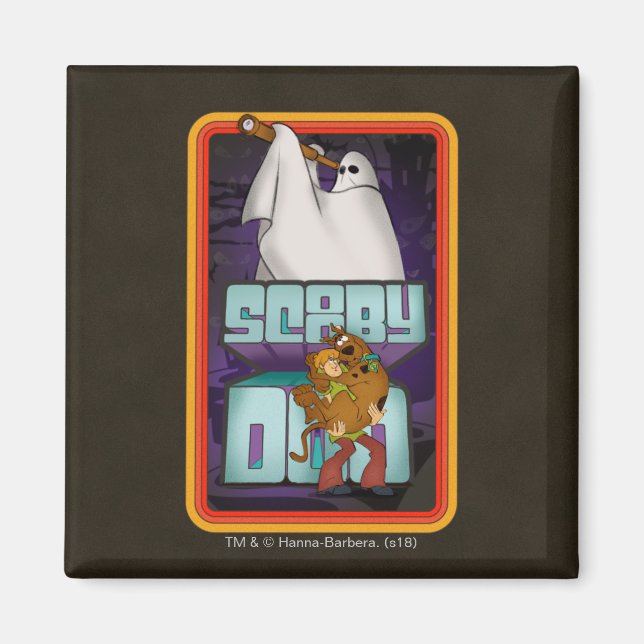 Scooby-Doo | Ghost Looking for Shaggy & Scooby Magnet (Front)