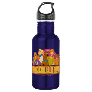 Scooby-Doo "Groovy Gang" Retro Cartoon Graphic 532 Ml Water Bottle