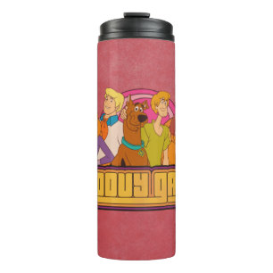 Scooby-Doo   "Groovy Gang" Retro Cartoon Graphic Thermal Tumbler
