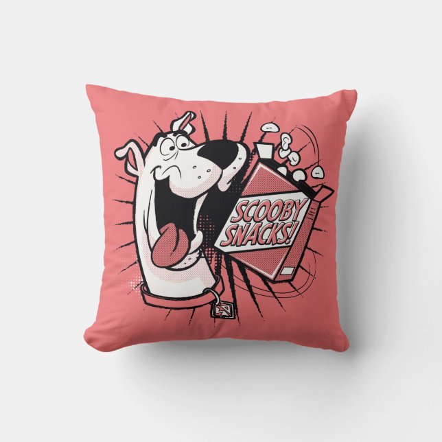 Scooby-Doo Halftone Scooby Snacks Cushion (Front)