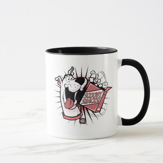 Scooby-Doo Halftone Scooby Snacks Mug (Right)