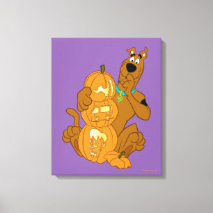 Scooby-Doo Halloween Jack-O-Lantern Canvas Print