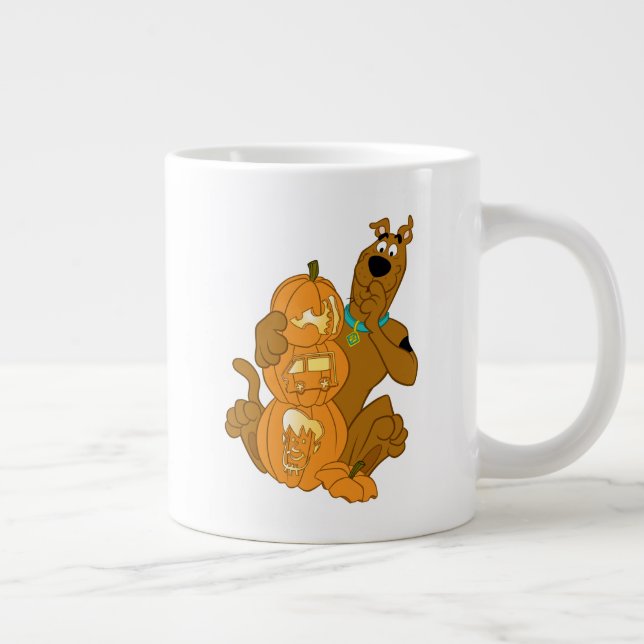 Scooby-Doo | Halloween Jack-O-Lantern Large Coffee Mug (Right)