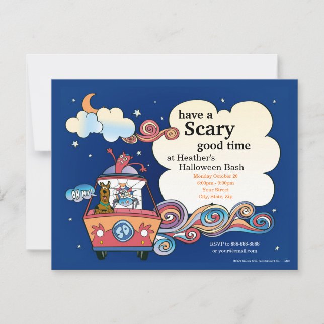 Scooby-Doo Halloween Party Invitation (Front)
