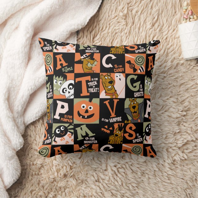 Scooby-Doo | Halloween Pattern Cushion (Blanket)