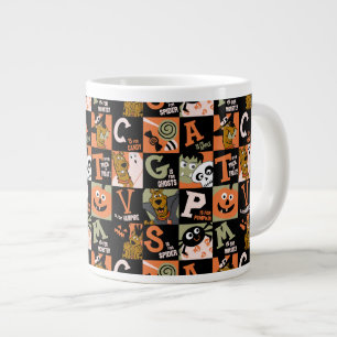 Scooby-Doo   Halloween Pattern Large Coffee Mug