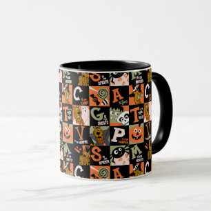 Scooby-Doo   Halloween Pattern Mug