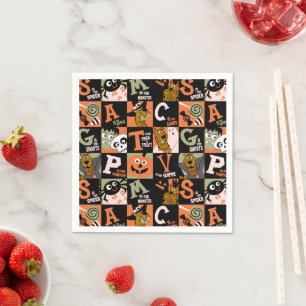 Scooby-Doo   Halloween Pattern Napkin