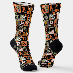 Scooby-Doo   Halloween Pattern Socks