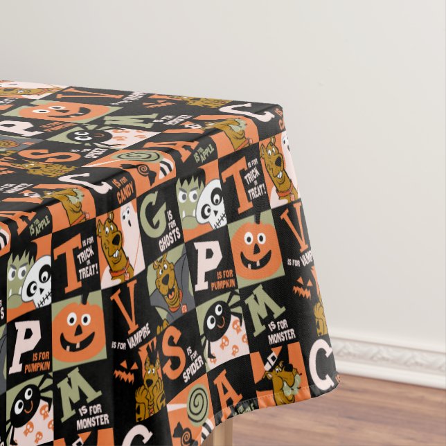 Scooby-Doo | Halloween Pattern Tablecloth (In Situ)