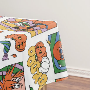 Scooby-Doo Halloween Photos Pattern Tablecloth