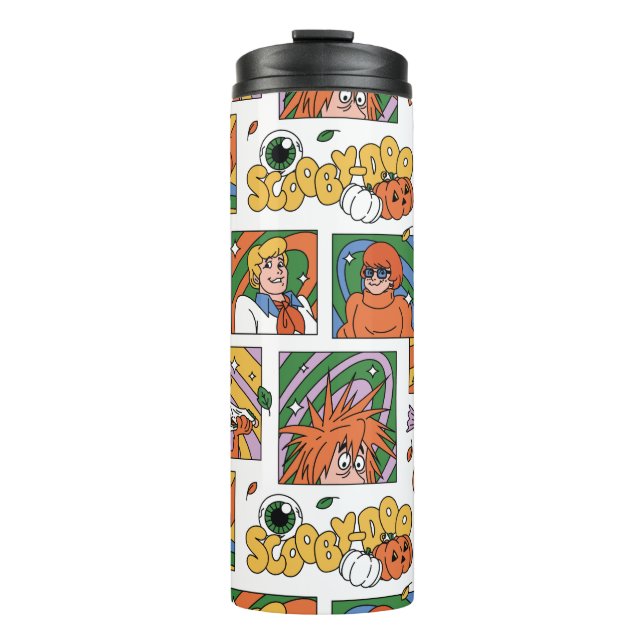 Scooby-Doo Halloween Photos Pattern Thermal Tumbler (Front)
