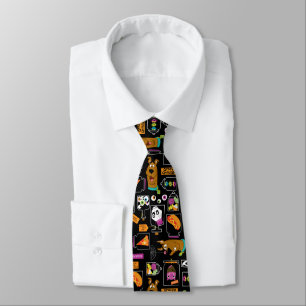 Scooby-Doo Halloween Scooby-Doo Pattern Tie