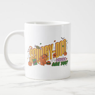Scooby-Doo Halloween Snack Logo Large Coffee Mug