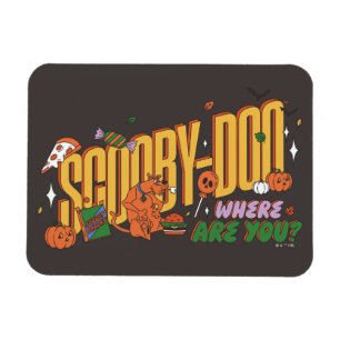 Scooby-Doo Halloween Snack Logo Magnet