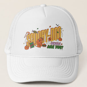 Scooby-Doo Halloween Snack Logo Trucker Hat