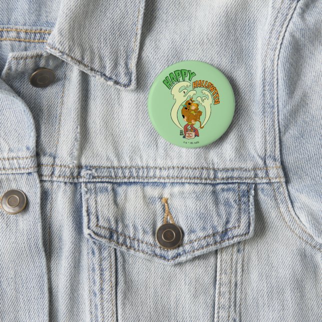 Scooby-Doo | Happy Halloween 6 Cm Round Badge (In Situ)