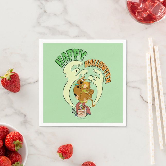 Scooby-Doo | Happy Halloween Napkin (Insitu)