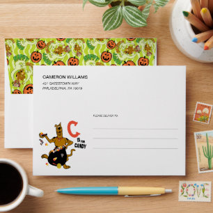 Scooby-Doo Happy Halloween Pattern Envelope