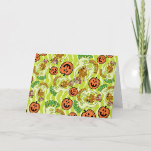 Scooby-Doo   Happy Halloween Pattern Note Card
