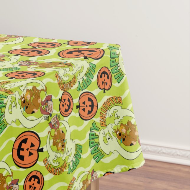 Scooby-Doo | Happy Halloween Pattern Tablecloth (In Situ)