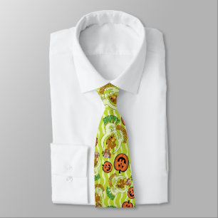 Scooby-Doo Happy Halloween Pattern Tie