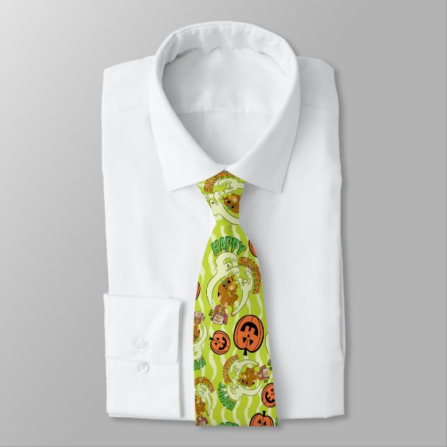 Scooby-Doo | Happy Halloween Pattern Tie (Tied)