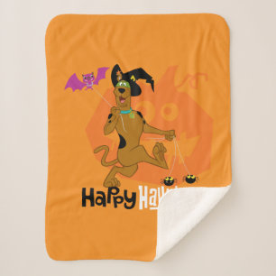 Scooby-Doo   Happy Haunting Sherpa Blanket