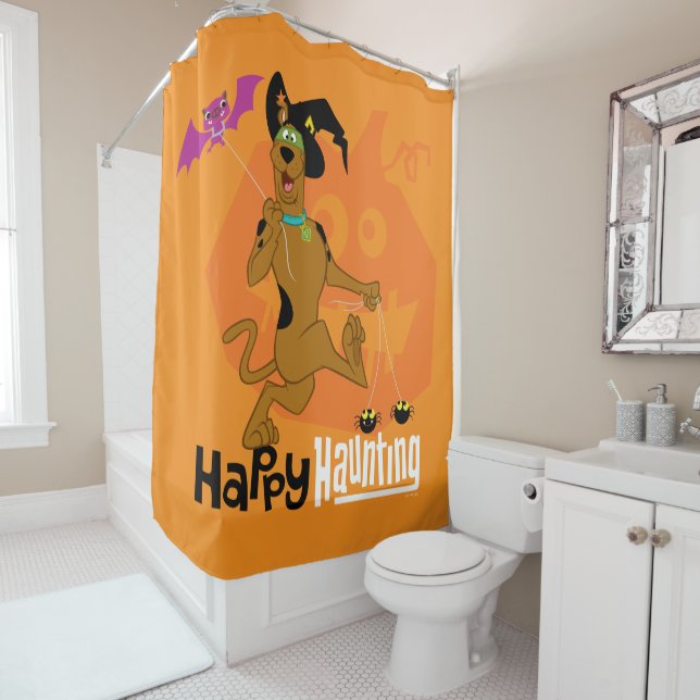 Scooby-Doo | Happy Haunting Shower Curtain (In Situ)