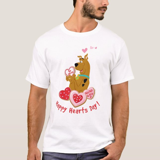 Scooby-Doo - Happy Hearts Day T-Shirt (Front)