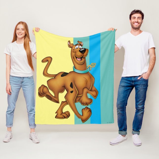 Scooby-Doo Happy Walk Fleece Blanket (In Situ)