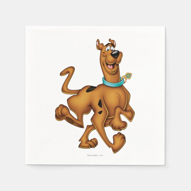 Scooby-Doo Happy Walk Napkin (Front)