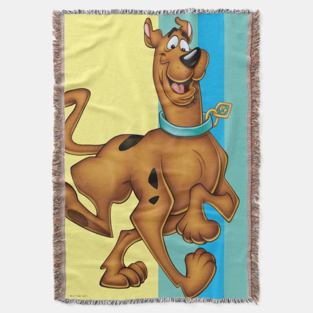 Scooby-Doo Happy Walk Throw Blanket (Front Vertical)