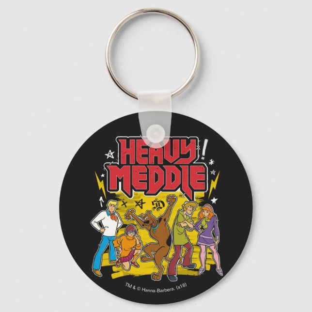 Scooby-Doo | "Heavy Meddle" Graphic Key Ring (Front)
