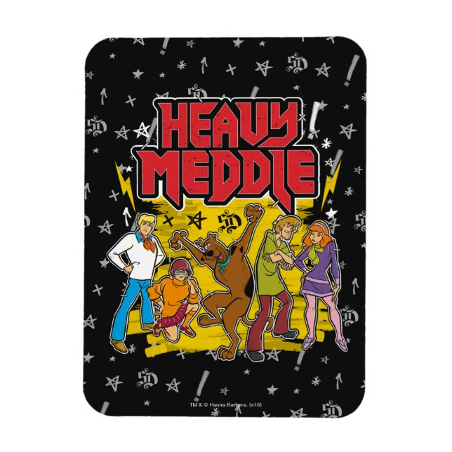 Scooby-Doo | "Heavy Meddle" Graphic Magnet (Vertical)