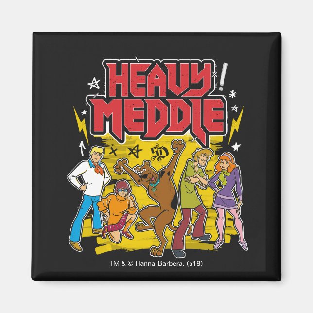 Scooby-Doo | "Heavy Meddle" Graphic Magnet (Front)